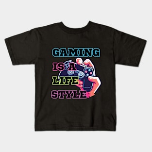 video game lover. Gaming is a lifestyle. Kids T-Shirt